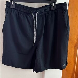 Rhoback Black Athletic Shorts